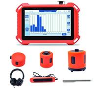 Water Leak Detector - Professional Underground Pipe Locator with 0.5-3m Detection Depth, 7-inch HD Touchscreen, Intelligent Noise Reduction for Indoor & Outdoor Use