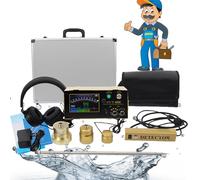 Water Leak Detector, Ultrasonic Geophone Sensor for Home and Outdoor Use, 3 Meter Detection Depth