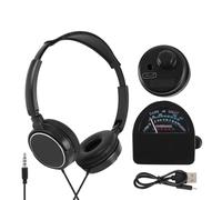 Water Leak Detector, Water Leak Detectors for Home, 13000x Professional High Sensitivity Pipe Leak Detector Kit with Large Headphone and Field Strength Meter for Plumbing Leak