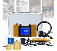 Water Leak Detector with Digital Display & Carrying Case, Adjustable Sensitivity, Noise-Cancelling Headset for Plumbing Issues at Home and Outdoors