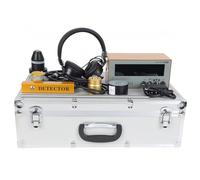 Water Leak Detector with Digital Display, Underground Leak Detection Kit for Pipes and Floor Heating, Noise-Cancelling Headset, Adjustable Frequency