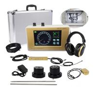Water Leak Detector with English Touch Screen, Deep Detection Up To 4M/13ft, Includes Earphone & Indoor Outdoor Probe & Alloy Storage Box, Ideal for Construction and Pipeline Leakage Detection