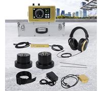 Water Leak Detector with Touch Screen, Earphone, and Probes for Indoor and Outdoor Use, Detects Leaks Up to 4m Deep in Construction Pipelines