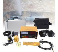 Water Leak Geophone Sensor, Leak Detection Sensor, Underground Water Leak Detector, Plumbing Leak Detector with Headset and 4 Gear Adjustable, for Homes, Commercial Places, Construction Sites,F999M