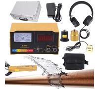 Water Leak Sensor, Professional Acoustic Ultrasonic Leakage Finder, Underground Pipe Water Detection Tool