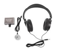 Water Leakage Detector Double , Rechargeable Pipe Leak Detection Tool for Water Pipe Cement Pipe Steel Pipe - Advanced Sound Amplification, High Sensitivity, Professional Leak