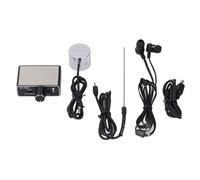 Water Leakage Detector Underground Water Pipe Leakage Monitor with 20000X Sound Amplification Dual Probe Design for Automobile Repair Construction Pipelines ABS Material