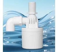 Water Level Control Float Valve - 1/2inch Stock Tank Float Valve Auto Shutoff Valve - Silent Heavy-Duty Pool Controller for Aquarium Commercial Gardening Poultry Farm Watering Garden Agricultural