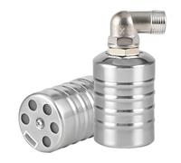 Water Level Control Float Valve 1-5PCS 304 Stainless Steel Floating Ball Valve Automatic Water Level Control Float Valve Water Tank Water Tower Shutoff Valve(5PCS,CR02)