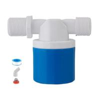 Water Level Controller, Automatic Float Valve, 110 mm/4.33 Inch 57 mm/2.24 Inches Precision Fill Control for Fountain Pool Garden Tank Tower Pond, Integrated Pipe Accessories Nylon
