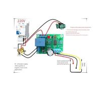 Water Level Controller Switch Sensor Module for Automatic Control in Water Tanks, Basements & Garages - DIY Electronic Kit with PCB Board, 4.4