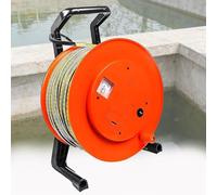 Water Level Dip Meter, 300m Steel Tape Depth Gauge with Stainless Steel Probe & Peak Display, Groundwater Level Monitoring Tool