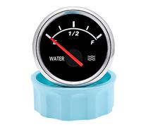Water Level Gauge 0-190ohm/240-33ohm 2"52MM Water Tank Meter Indicator Red Light Universal Automobile Car Boat Stable Monitoring(Water 240-33ohm BS)