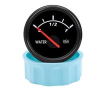 Water Level Gauge 0-190ohm/240-33ohm 2"52MM Water Tank Meter Indicator Red Light Universal Automobile Car Boat Stable Monitoring(Water 240-33ohm BB)