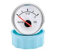 Water Level Gauge 0-190ohm/240-33ohm 2"52MM Water Tank Meter Indicator Red Light Universal Automobile Car Boat Stable Monitoring(Water 0-190ohm WS)
