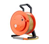 Water Level Meter with Audible and Visual Alarm, Portable Groundwater Level Indicator with 25mm Probe, Measuring Instrument for Boreholes and Wells