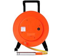Water Level Meter with Steel Tape, Fixed Probe & Buzzer, 30m/98.4ft Depth Gauge for Wells, Boreholes & Groundwater Monitoring