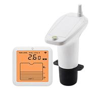 Water Level Monitor - Ultrasonic Liquid Sensor, Digital Volume Indicator, Capacity Measurement Gauge System | Wireless Accurate Storage Tracking Meter Device, Household Tank Usage Monitoring
