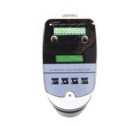 Water Level Sensor, 4-20MA Integrated Ultrasonic Level Meter/Ultrasonic Level Transmitter / 0-15M Ultrasonic Water Level Gau DC24V Liquid Sensor(DC24V 10 meter)