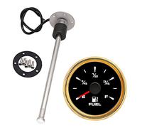 Water Level Sensor, 52mm Pointer Fuel Level Gauge with 0-190ohm Oil Tank Indicator Marine Fuel Level Sensor 100 150 200 250 300mm for Marine Boat(150mm Sensor BG)