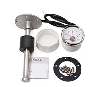 Water Level Sensor, 52mm Water Level Gauge with Red Light 240-33ohm Water Tank Level Indicator Meter with Fuel Level Sensor 100MM 200MM 300MM 400MM(with 600mm Sensor)