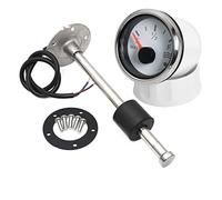 Water Level Sensor, A Red Backlight Water Gauge 52MM with Water Level Sensor 150MM 200MM 225MM 250MM 300MM Water Tank Level Indicator Meter for Boat(GaugeX225mm240-33ohm)