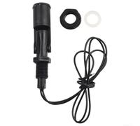 Water Level Sensor Float Switch 12V 24V DC Horizontal Type for Bilge Pump Sump Tank Pool Gardening Automatic Control System Side Mount Black