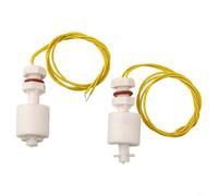 Water Level Sensor Float Switch ZP4510 for Aquarium Pump Control, 2-Pack, PP Material, 36cm Cable, 10W Max Rating, -10 to +85°C