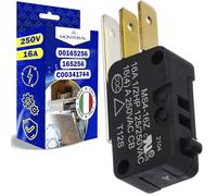Water Level Sensor Switch for Dishwasher 250V 16A with Original Code 00165256 165256 for Bosch for Siemens C00341744 for Indesit 04658672 for Miele - MADE IN ITALY - Warranty 10 Years - MONTERAL