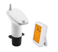 Water level sensor with low alarm liquid measurement and flexible wall table mount water tank fluid meter