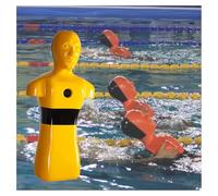 Water Life-saving Training Dummy,Drowning Prevention Education Tools,Pool River Simulation Life-saving Dummy,No Installation Required(Yellow)