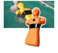 Water Life-saving Training Dummy,Rapid Water Injection Life-saving Device,Drowning Prevention Education Tools(Orange)