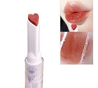 Water-Light Jelly Love Heart Shape Lipstick Pen Solid Lip Glaze Moisturize Clear Lipgloss Korean -Tint Balm Moisturizing Gloss Base/tube For Dry Lips Tinted