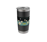 Water Lilies Beneath The Starry Sky Stainless Steel Insulated Tumbler