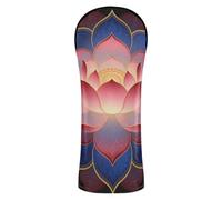 Water Lily Flower Vintage Japanese Zen Buddhism Yoga Golf Cover Set Waterproof Headcover with Interchangeable No. Tags for wood cover para carro de golf