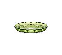 Water lily green SMALL ROUND TRAY "VANITY"