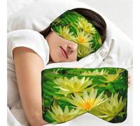 Water Lily, Sleep Mask for Home Travel, Full Eye Covers Light Blocking Eye Mask Sleep Eye and Ear Muffs