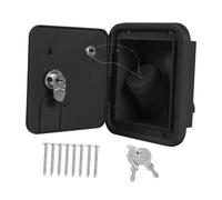 Water Locking Cap Caravans Leak RV Gravity Fresh Water Fill Hatch Inlet Black