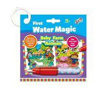 Galt Toys, First Water Magic - Baby Farm Animals, Kids Colouring Book, Ages 18 Months Plus