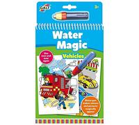 Galt Children's Colouring Book - Water Magic Vehicles - Reusable, Mess-Free - Ages 3+