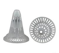 Water Management Cover for Orchid Pots Constructed from Long-Lasting Recycled Plastic with Hydrophobic Drainage Properties (6 * 7cm)