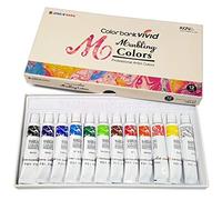 Water marbling Paint 12 Colors Tube Set/ 12ml Marble kit