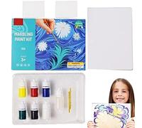Water Marbling Paint Set - Painting Water Kits, Water Marbling Painting Tools | Marbling Ink and Paint Set, Water Marbling Paint Supplies, Christmas Thanksgiving Easter Holiday for Boys Girls
