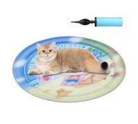Water Mat for Cats, Interactive, Anti-Scratch, and Leak-Proof, Water-Filled Cat Play Mat, for , Balcony, Patio, Indoor and Outdoor Use, for Summer, Small Puppies and Kittens