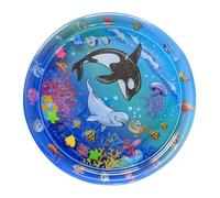 Water Mat for Cats, Sensory Water Mat for Cats | Cartoon Play Water Mat for Pets Babies, Cool Fun to Play Sleeping Bed at Home Outdoors