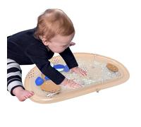Water Mat - Tummy Time Pad | Sensory Inflatable PlayMat, Developmental Activity Toy, Cooling Learning Floor Mat, Crib Bed Bath Beach Home Use For Crawling Practice