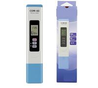 Water Meter, Digital Water Tester, 3 in 1 TDS EC Portable Quality COM-80 Temperature Meter, Hydrotest Pen For Aquaculture Laboratory,PH Meter