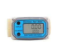 Water Meter, Meter Mini Digital Flowmeter Fuel Meter 0-90L/Min 25-150L/Min 35-250L/Min 1 Npt Oxygen Meter
