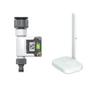 Water Meter Plastic 3/4 Inch for Garden (B) | WiFi remote monitoring, real-time data, LCD display, app control, smart home