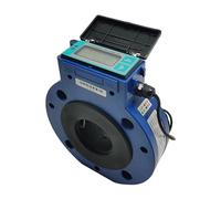 Water Meter, Ultrasonic Water Meter Flowmeter Water Liquid Pipeline Battery Waterproof Sensor RS485 MBUS Interface Transmitter(DN65)